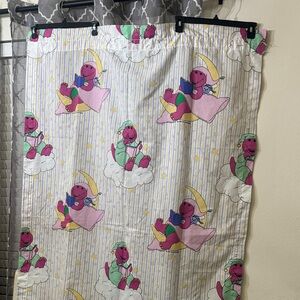 Vintage 1994 Barney Curtain Panels